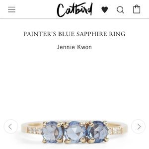 Painter’s Blue Sapphire Ring - Jennie Kwon, Catbird